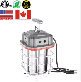LED Temporary Work Lighting ETL Listed LED Construction Light IP65 60W -150W Work Light With Linkable Connection Design (Option: 100W)